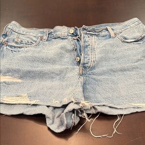 Old Navy Distressed Blue Jean Shorts